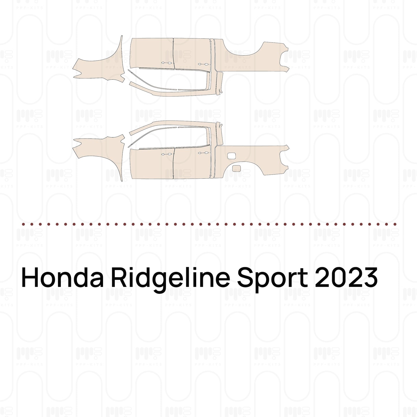 PPF prédécoupé Honda Ridgeline Sport 2023