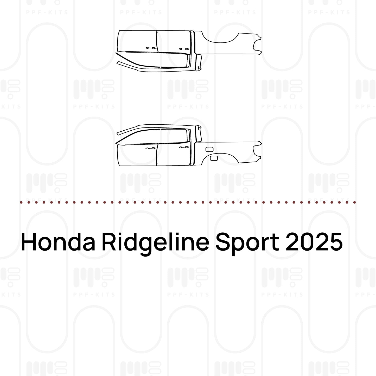 PPF prédécoupé Honda Ridgeline Sport 2025