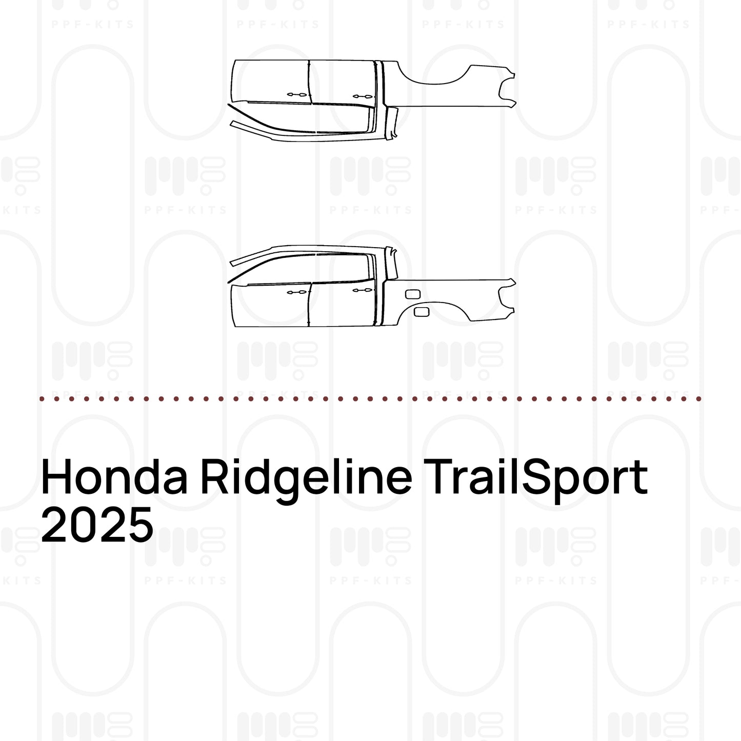 PPF prédécoupé Honda Ridgeline TrailSport 2025