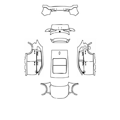 Pre-Cut PPF Honda ZR-V (EU) Base 2024 - PPF-Kits