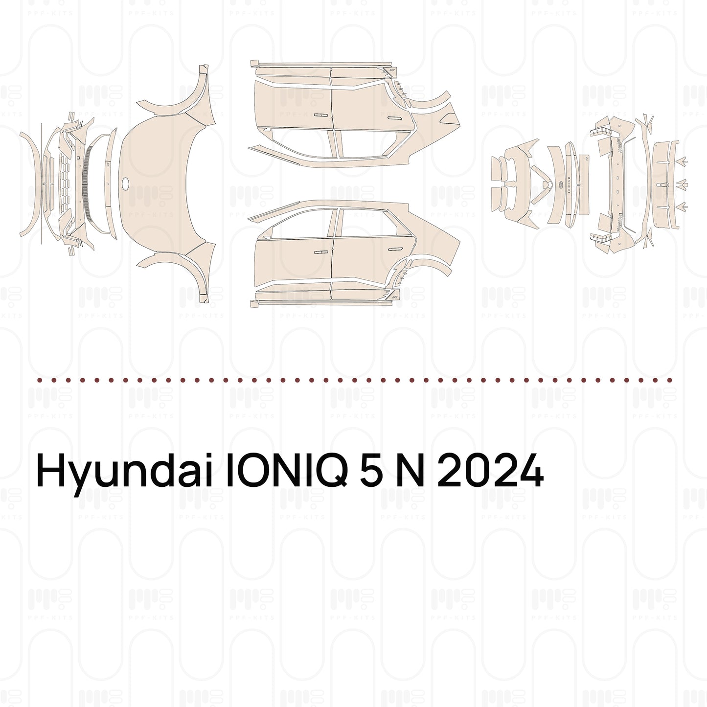 PPF prédécoupé Hyundai IONIQ 5 N 2024