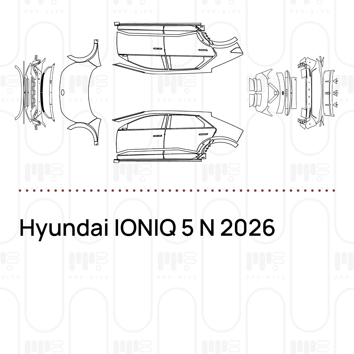 PPF prédécoupé Hyundai IONIQ 5 N 2026