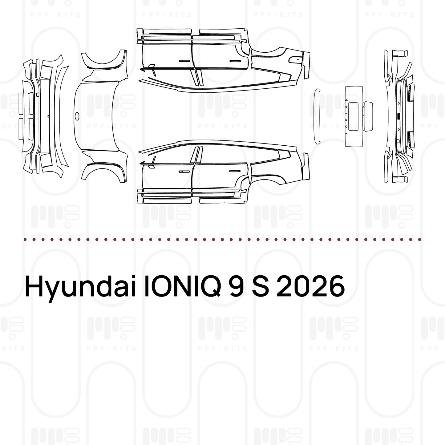 PPF prédécoupé Hyundai IONIQ 9 S 2026