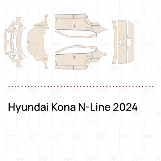 PPF prédécoupé Hyundai Kona N-Line 2024