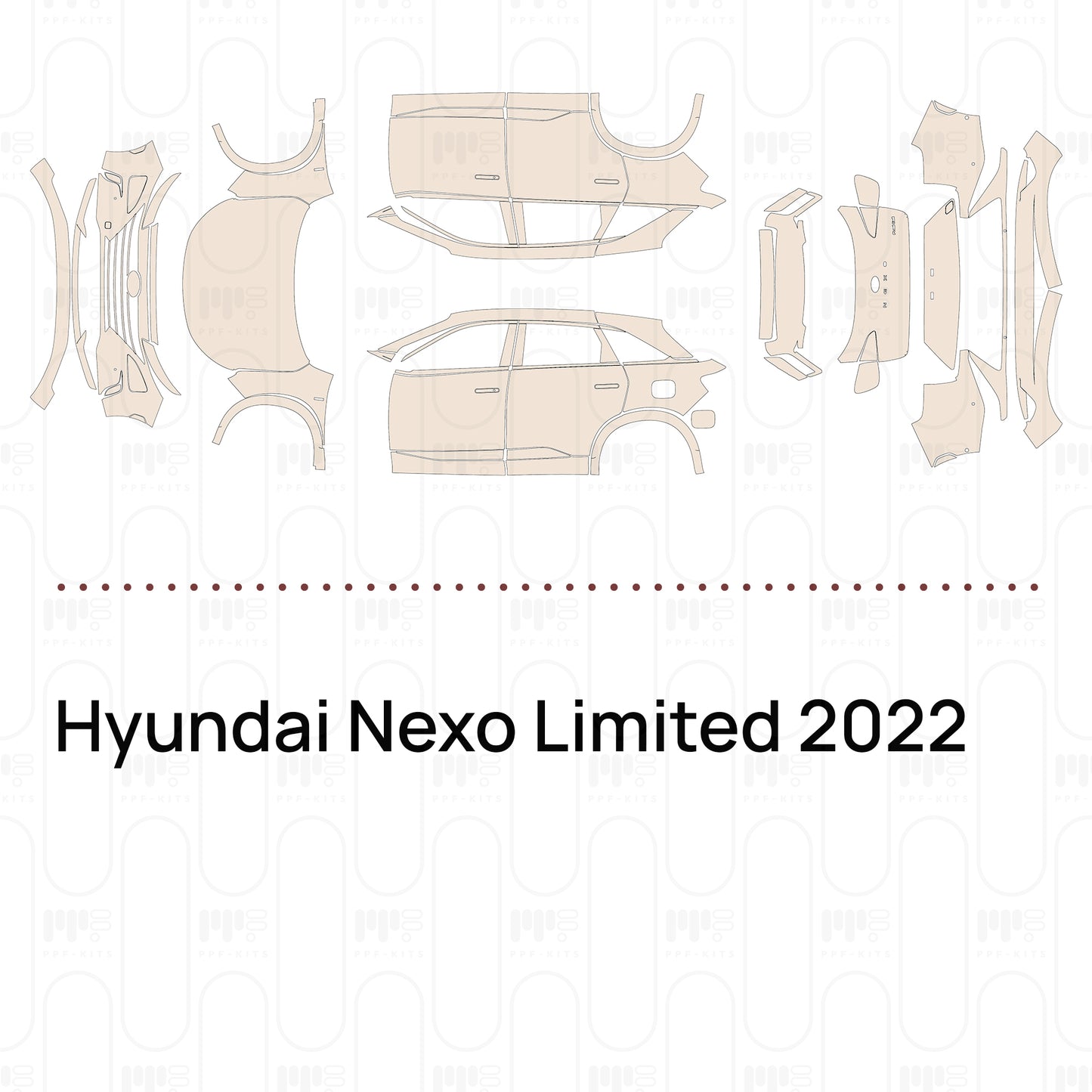 PPF prédécoupé Hyundai Nexo Limited 2022