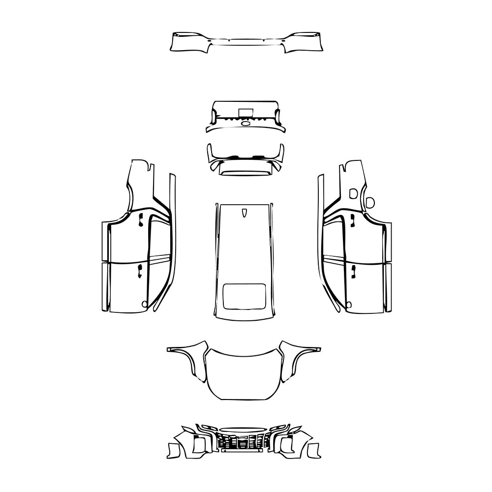 Pre-Cut PPF Hyundai Palisade SE 2025 - PPF-Kits