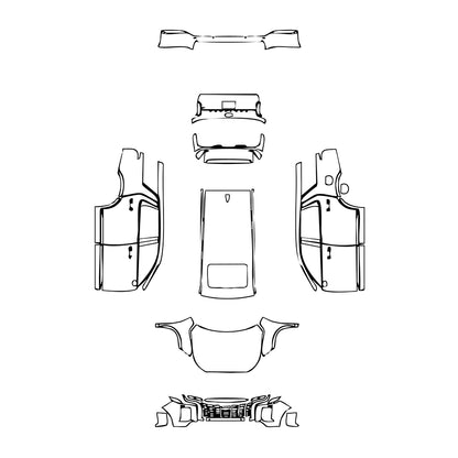 Pre-Cut PPF Hyundai Palisade SE 2025 - PPF-Kits