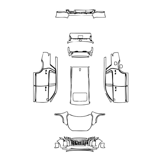 Pre-Cut PPF Hyundai Palisade XRT 2025 - PPF-Kits