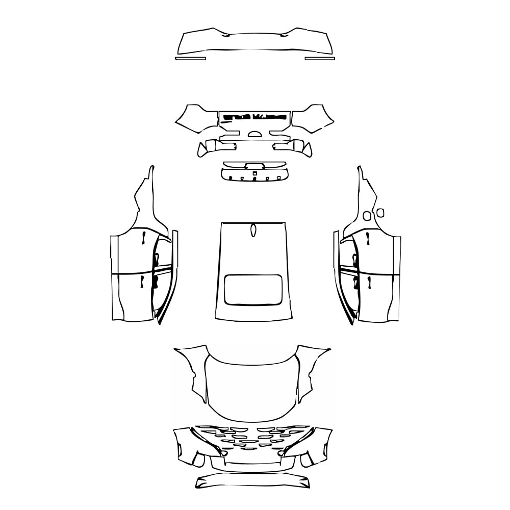 Pre-Cut PPF Hyundai Santa Cruz SE 2024 - PPF-Kits