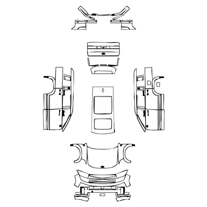 Pre-Cut PPF Hyundai Santa Fe (Au) 2025 - PPF-Kits