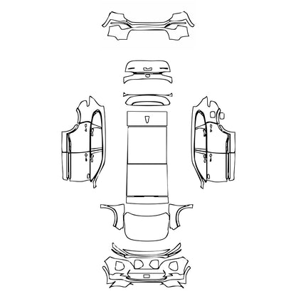 Pre-Cut PPF Hyundai Santa Fe (US) 2020 - PPF-Kits