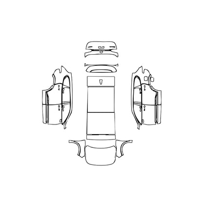Pre-Cut PPF Hyundai Santa Fe (US) 2022 - PPF-Kits