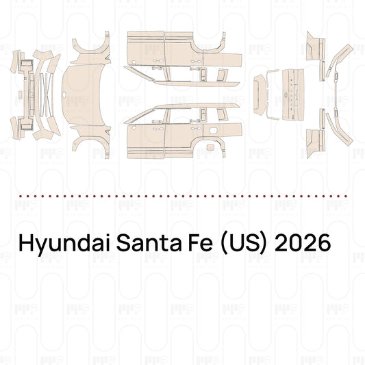 PPF prédécoupé Hyundai Santa Fe (US) 2026