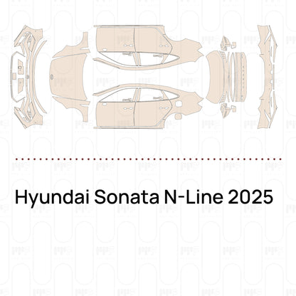 PPF prédécoupé Hyundai Sonata N-Line 2025