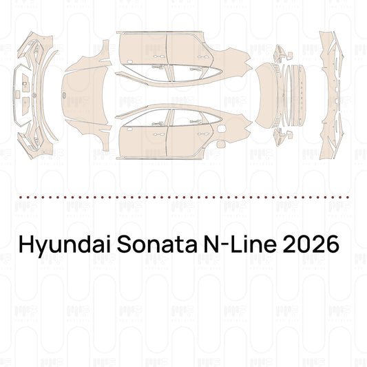PPF prédécoupé Hyundai Sonata N-Line 2026