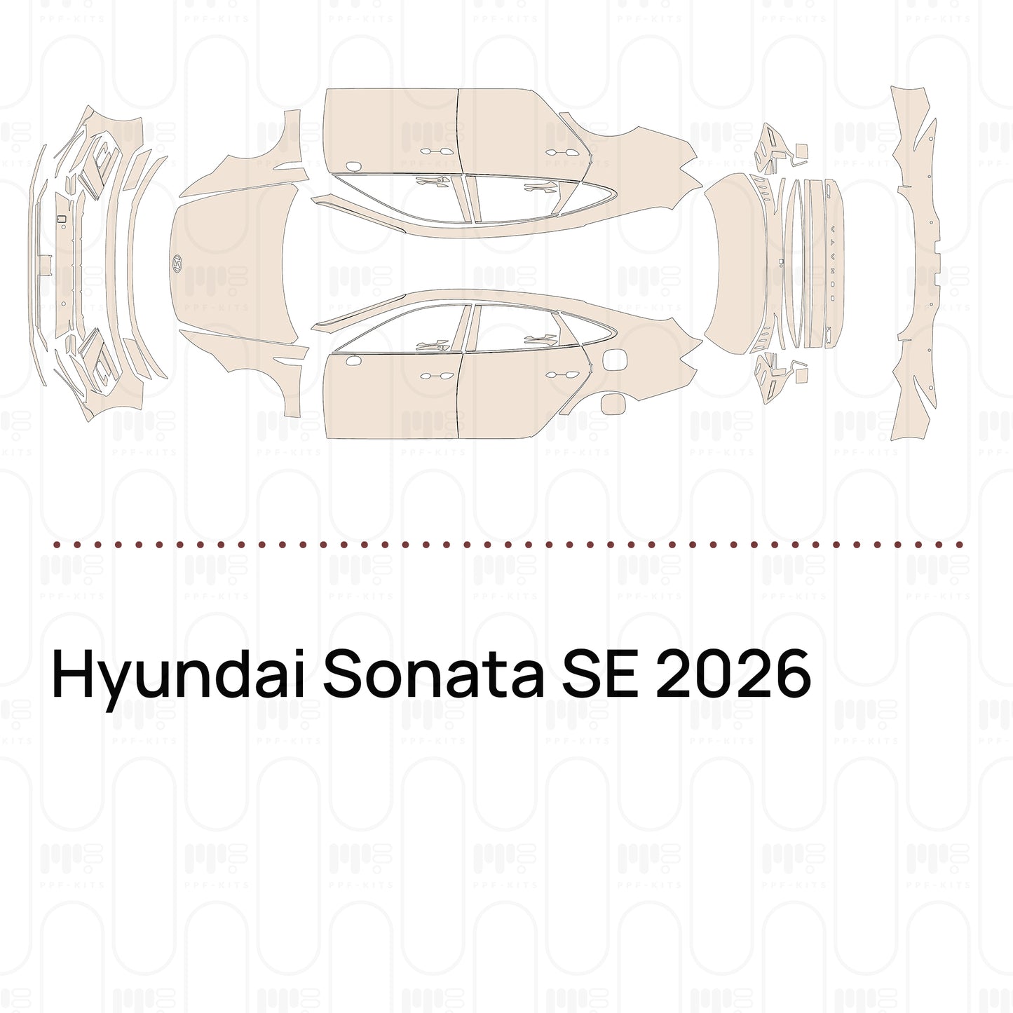 PPF prédécoupé Hyundai Sonata SE 2026