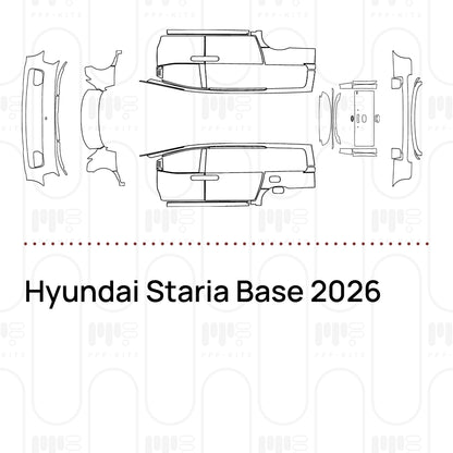 PPF prédécoupé Hyundai Staria Base 2026