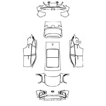 Pre-Cut PPF Hyundai Tucson L (CN) Base 2025 - PPF-Kits