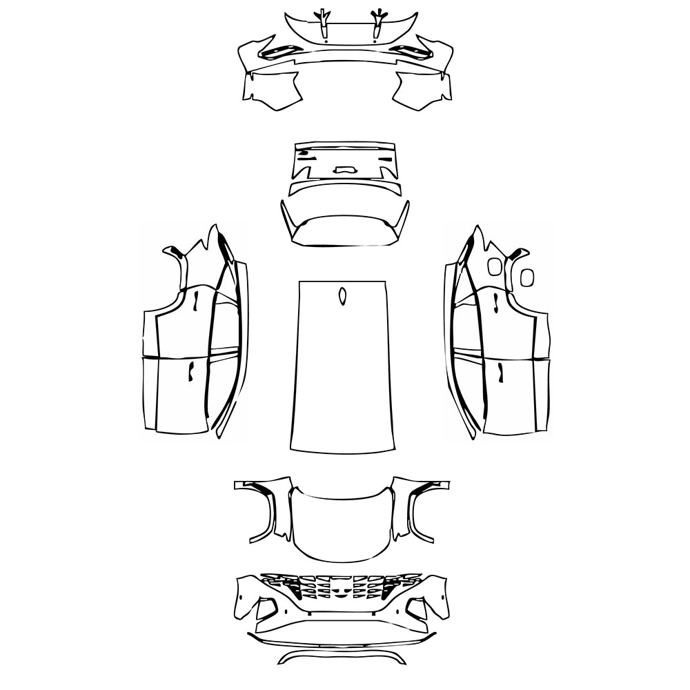 Pre-Cut PPF Hyundai Tucson (EU) Base 2024 - PPF-Kits
