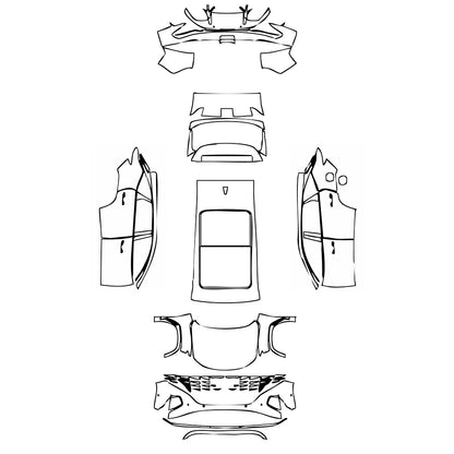 Pre-Cut PPF Hyundai Tucson (US) Base 2021 - PPF-Kits