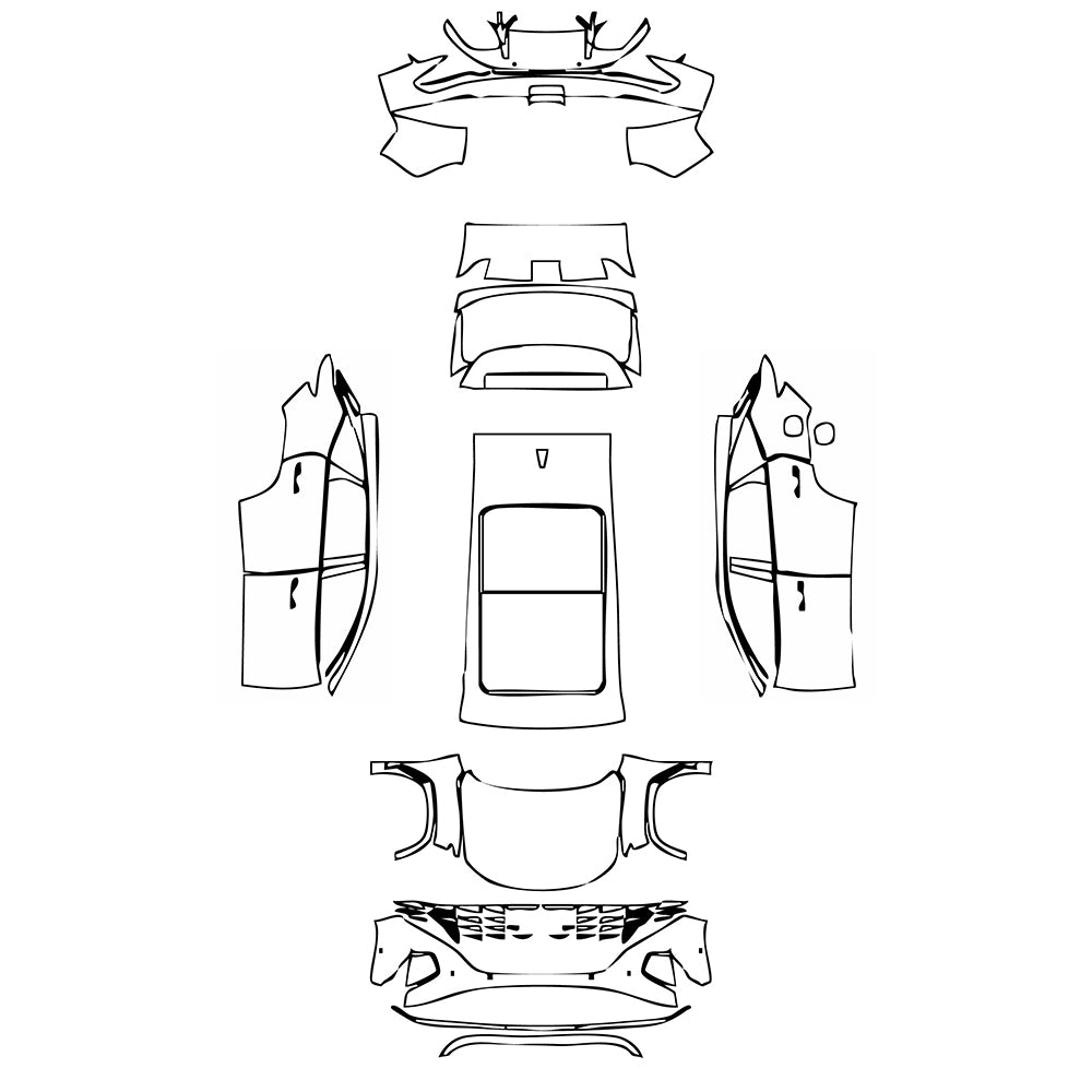Pre-Cut PPF Hyundai Tucson (US) Base 2022 - PPF-Kits