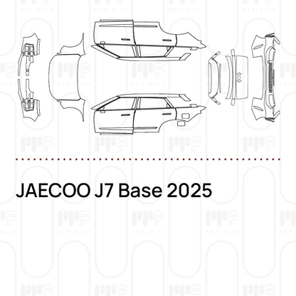 PPF prédécoupé JAECOO J7 Base 2025