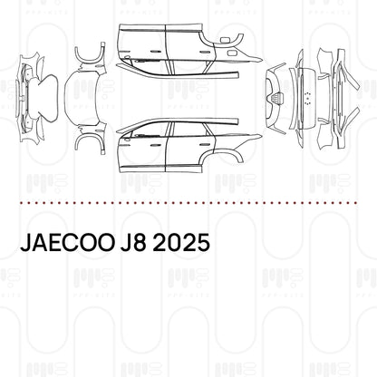 PPF prédécoupé JAECOO J8 2025