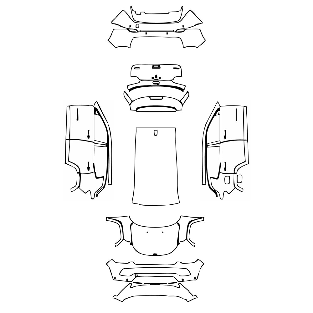 Pre-Cut PPF JEEP Compass Sport 2024 - PPF-Kits