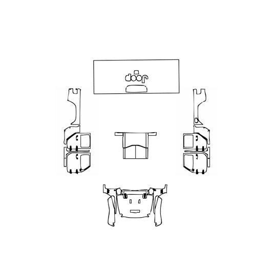 Pre-Cut PPF JEEP Gladiator Mojave 2023 - PPF-Kits