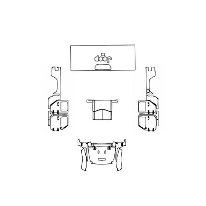 Pre-Cut PPF JEEP Gladiator Mojave 2024 - PPF-Kits