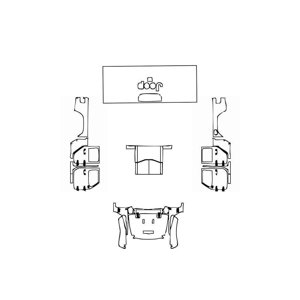 Pre-Cut PPF JEEP Gladiator Mojave 2025 - PPF-Kits