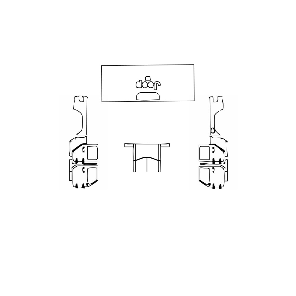 Pre-Cut PPF JEEP Gladiator Overland 2023 - PPF-Kits