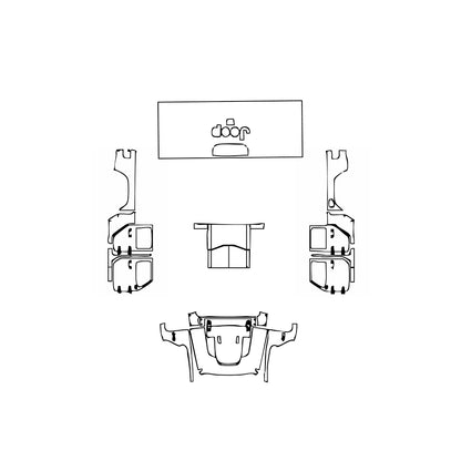 Pre-Cut PPF JEEP Gladiator Rubicon 2020 - PPF-Kits