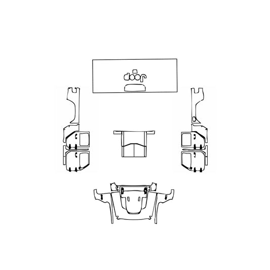 Pre-Cut PPF JEEP Gladiator Rubicon 2020 - PPF-Kits