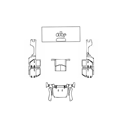 Pre-Cut PPF JEEP Gladiator Willys 2024 - PPF-Kits