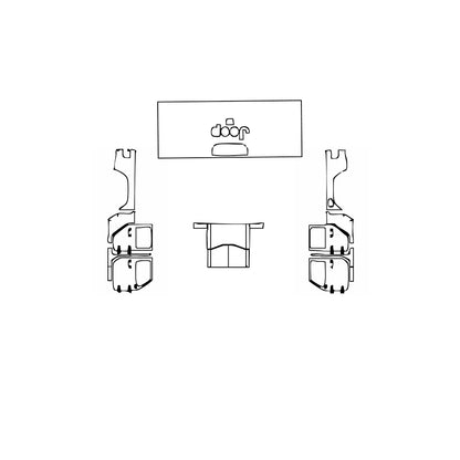 Pre-Cut PPF JEEP Gladiator Willys Sport 2023 - PPF-Kits