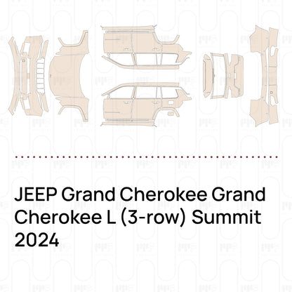 PPF prédécoupé JEEP Grand Cherokee Grand Cherokee L (3-row) Summit 2024