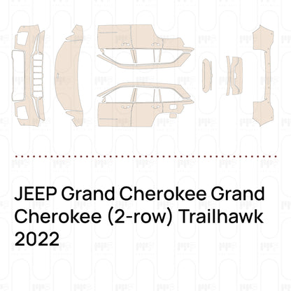 PPF prédécoupé JEEP Grand Cherokee Grand Cherokee (2-row) Trailhawk 2022