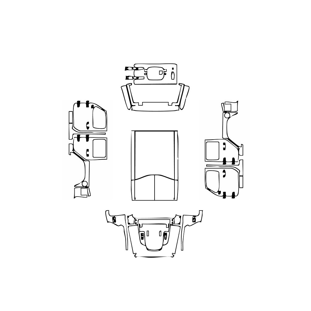 Pre-Cut PPF JEEP Wrangler 4 Door Rubicon X 2024 - PPF-Kits