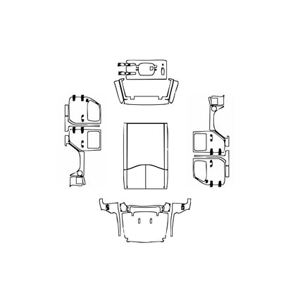Pre-Cut PPF JEEP Wrangler 4 Door Sport 2025 - PPF-Kits