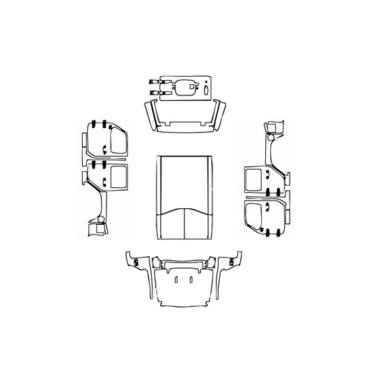 Pre-Cut PPF JEEP Wrangler 4 Door Willys 2024 - PPF-Kits