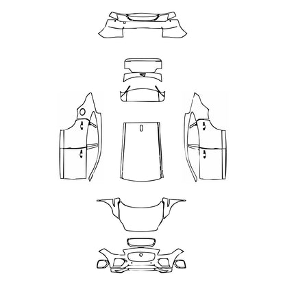 Pre-Cut PPF Jaguar E-Pace R-DYNAMIC SE 2024 - PPF-Kits