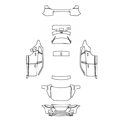 Pre-Cut PPF Jaguar F-Pace Base 2017 - PPF-Kits