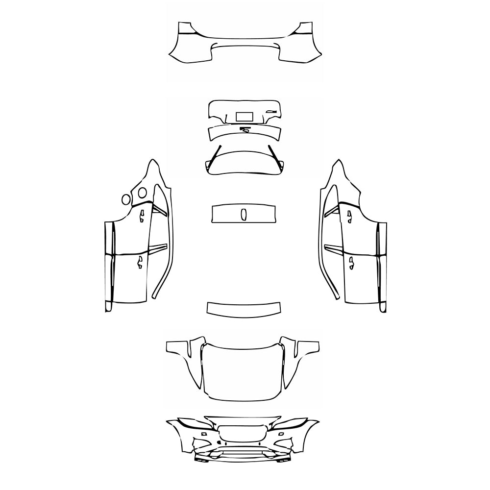 Pre-Cut PPF Jaguar F-Pace Base 2019 - PPF-Kits