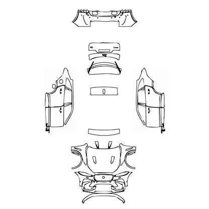 Pre-Cut PPF Jaguar F-Pace SVR 2021 - PPF-Kits