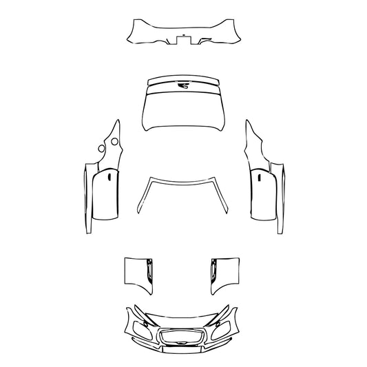 Pre-Cut PPF Jaguar F-Type Base Convertible 2022 - PPF-Kits