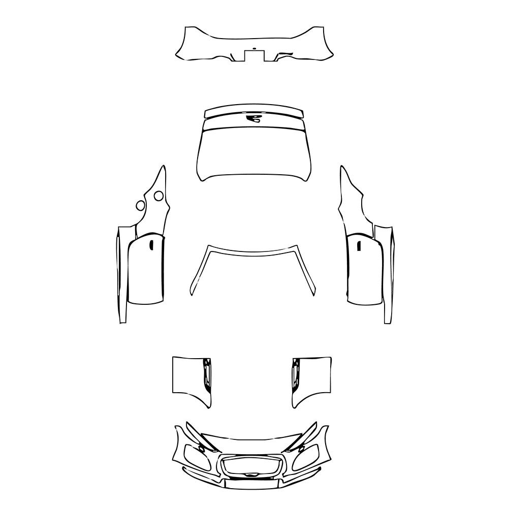 Pre-Cut PPF Jaguar F-Type Base Convertible 2023 - PPF-Kits