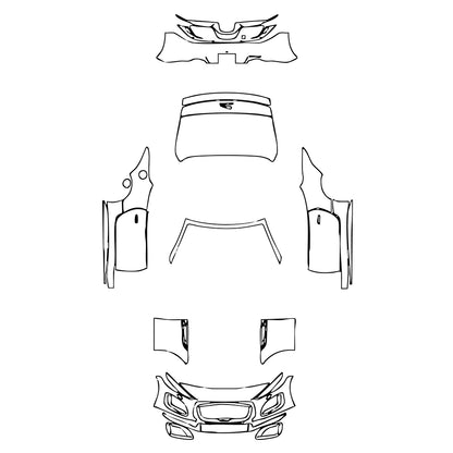 Pre-Cut PPF Jaguar F-Type R-Dynamic Convertible 2023 - PPF-Kits