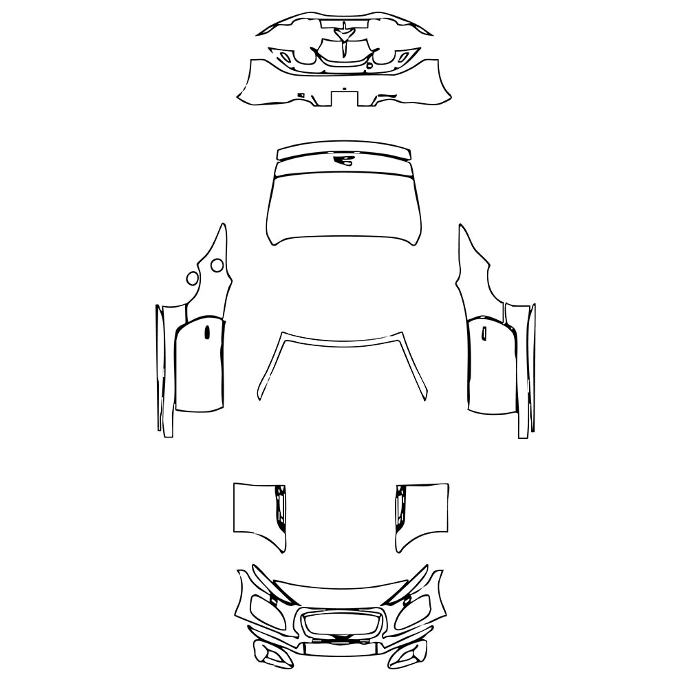 Pre-Cut PPF Jaguar F-Type R Convertible 2021 - PPF-Kits