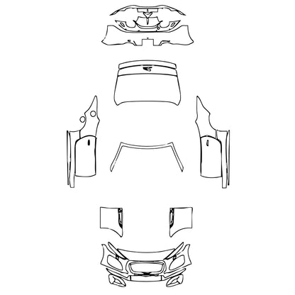 Pre-Cut PPF Jaguar F-Type R Convertible 2022 - PPF-Kits